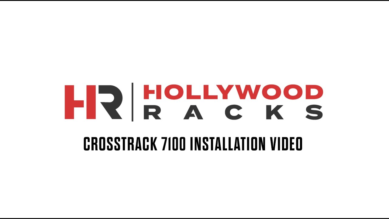 Installation Video for the CrossTrack one-bike Rack by Hollywood Racks (HR7100)