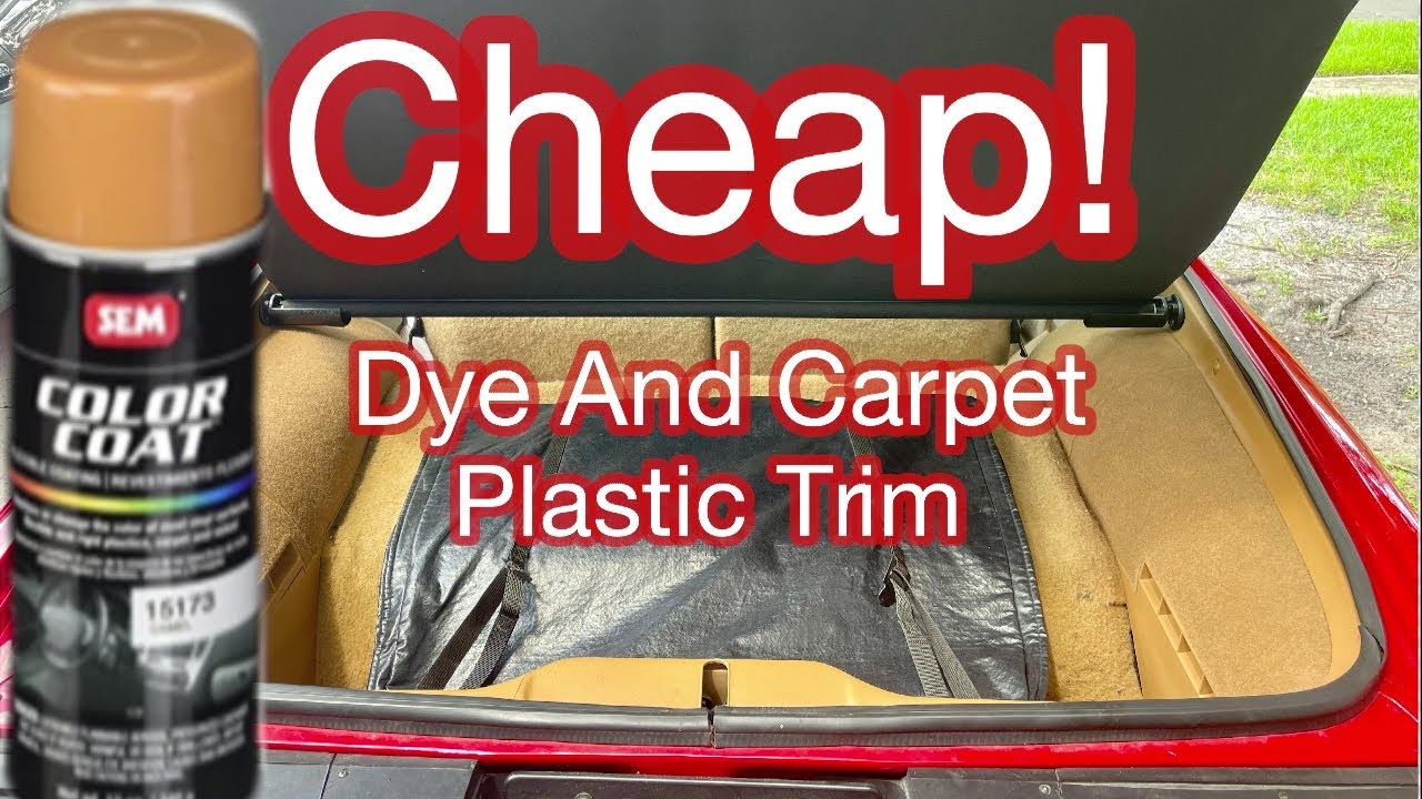 Cheap! Refresh interior plastic trim dyed and carpet trim kit for 3rd gen 82-92 Camaro