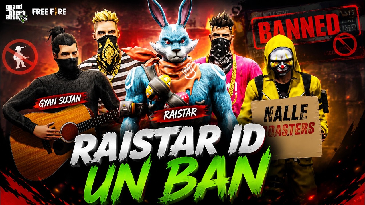 Raistar Id Unban  | GTA 5 X FREEFIRE🔥