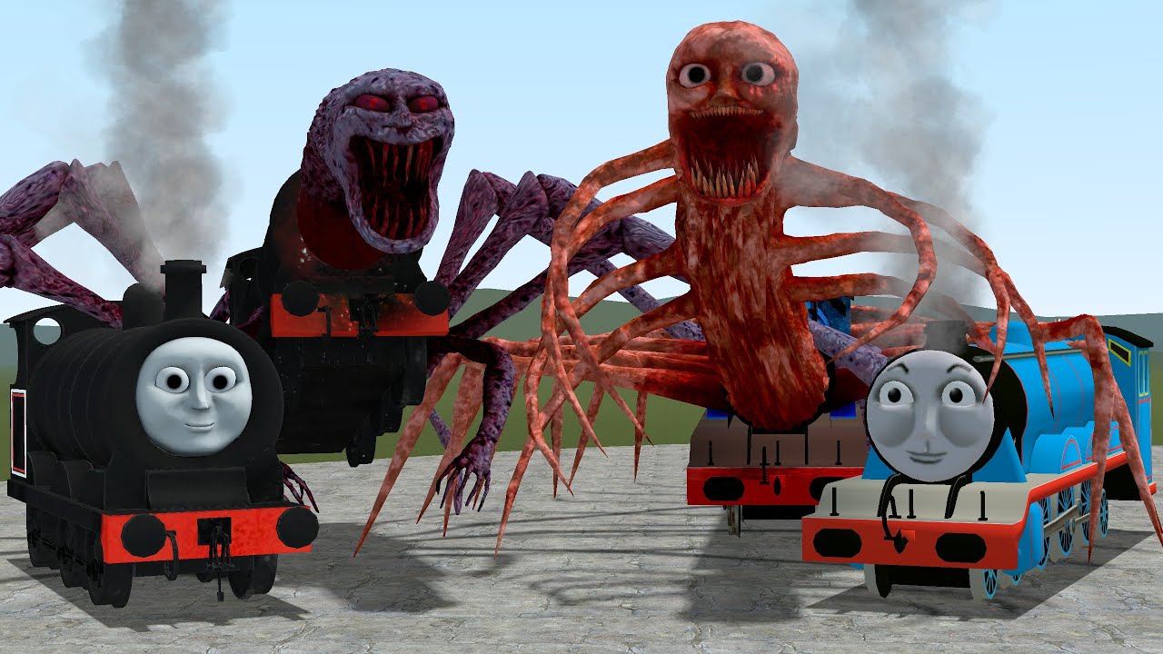 NEW CURSED DOUGLAS AND GORDON THE TRAINS In Garry's Mod! (Thomas and Friends)