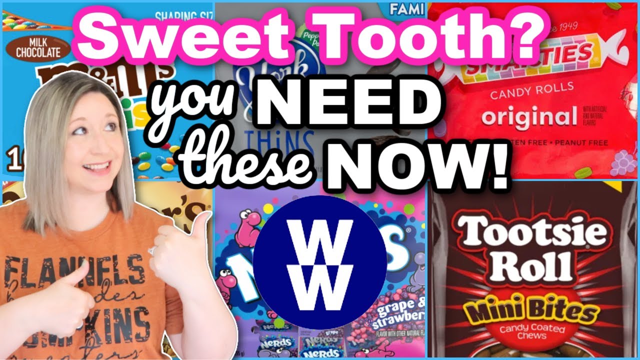 WEIGHT WATCHERS SWEET TOOTH SNACKS, LOW POINTS