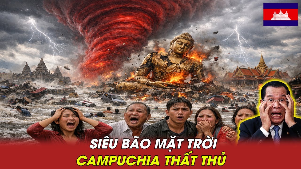 BÁO ĐỘNG ĐỎ: Bão Mặt Trời Hủy Diệt Quét Qua CAMPUCHIA – Cả Thế Giới Trở Về Thời Đồ Đá