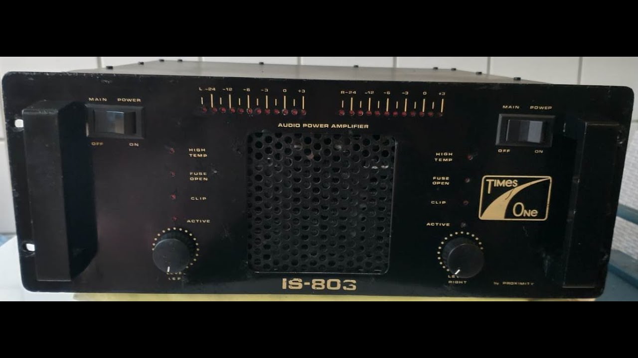 AMPLIFICADOR: TIMES ONE IS803 - RESTAURAÇÃO