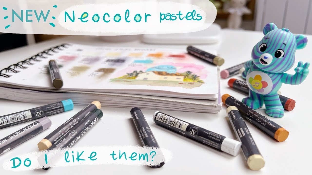 Trying the new NeoArt oil pastels by Caran d’Ache