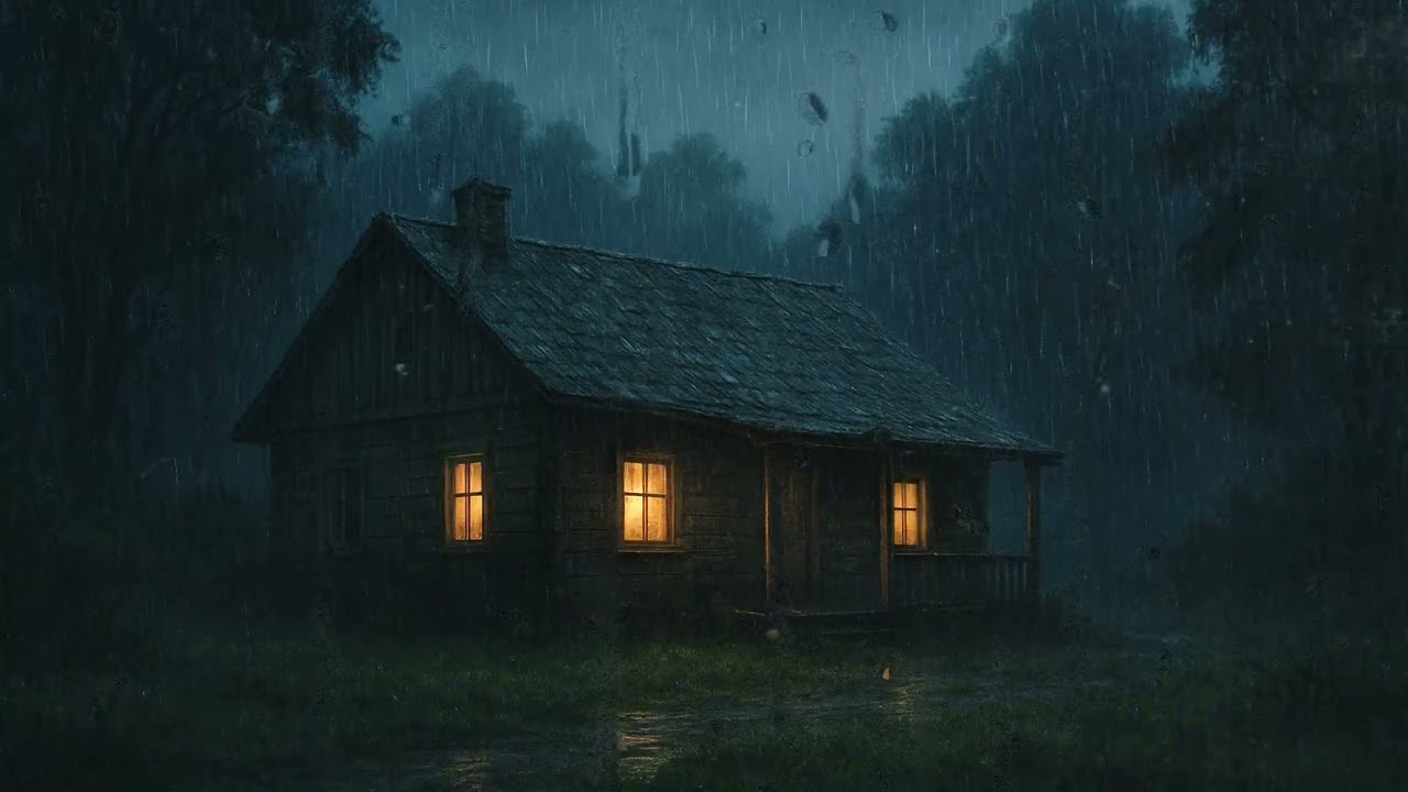 Relaxing Sleep Music | Sound of Rain and flowing water to Relieve Stress