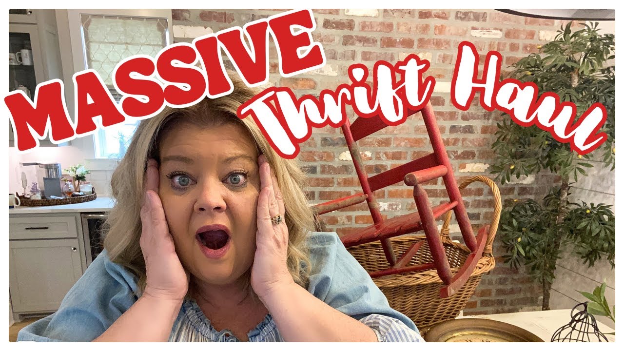 MASSIVE THRIFT HAUL! Vintage Thrift Shopping Haul - Shop With Me