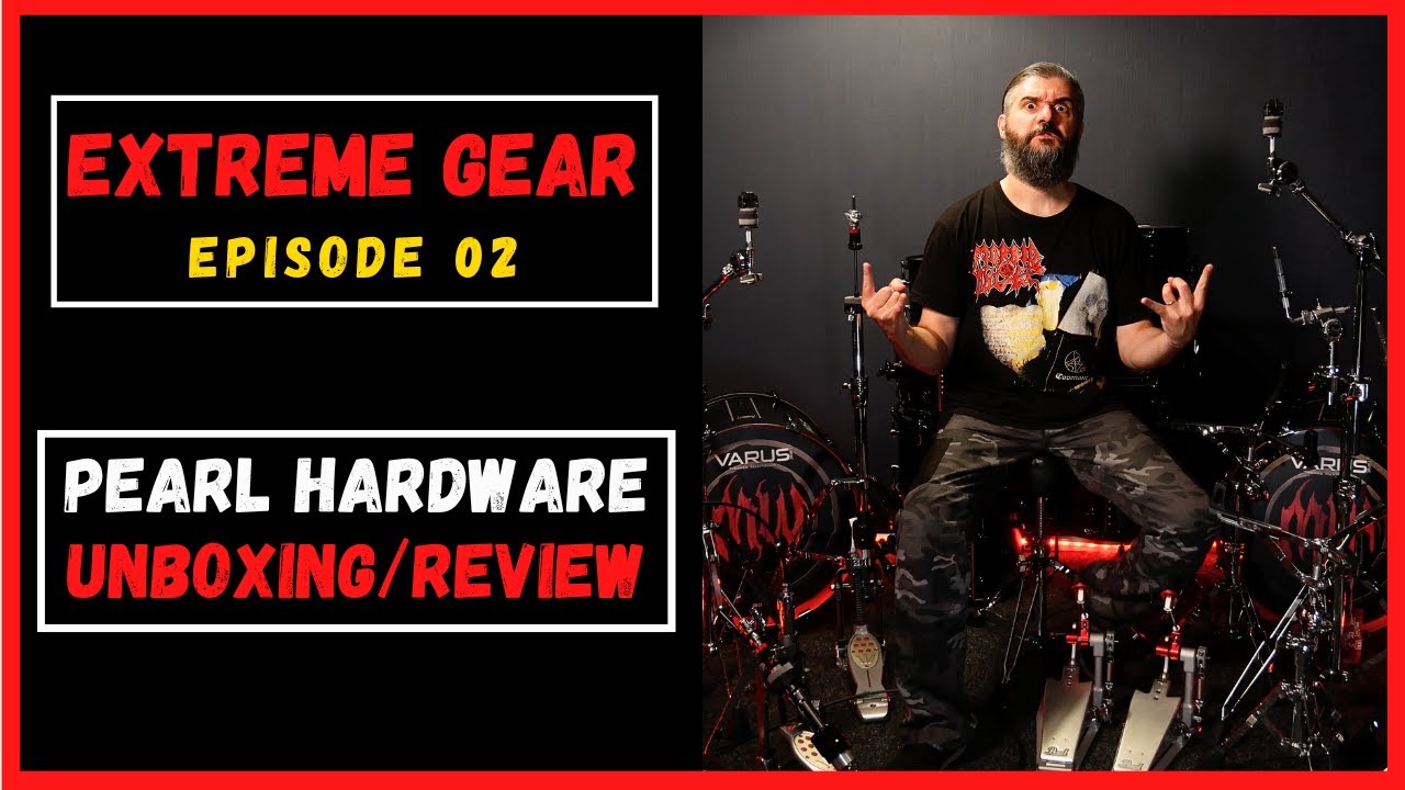 EXTREME GEAR 02 -  PEARL DRUM HARDWARE - UNBOXING AND REVIEW - GYRO-LOCK