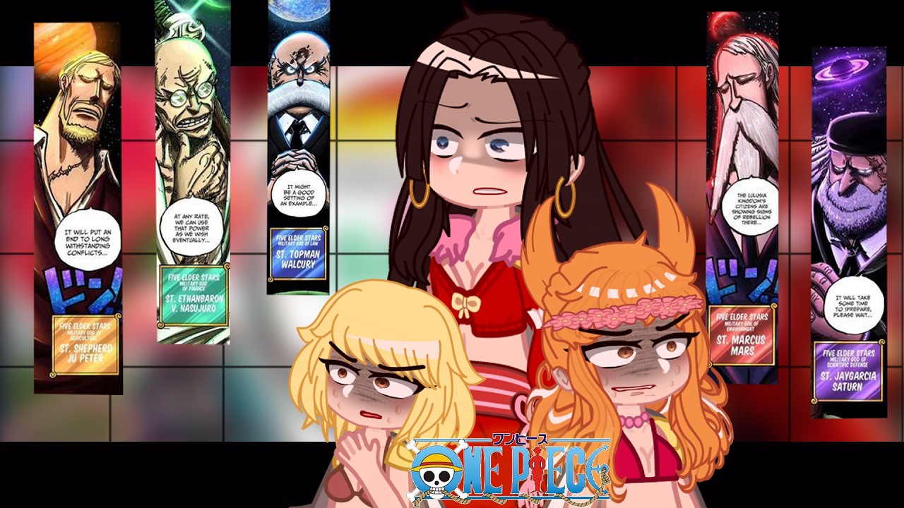 👒 Amazon Lily/Kuja Pirates react to Luffy/Joyboy | Egghead |  Part 3 | One Piece 👒