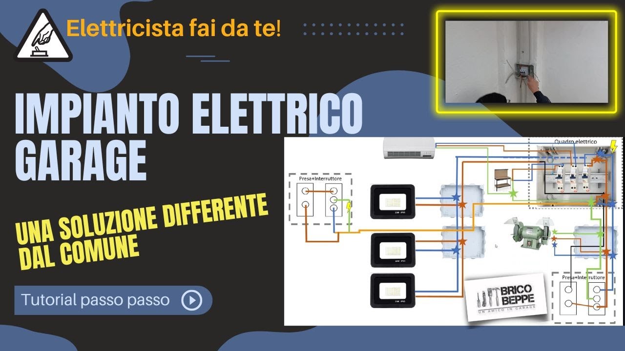 Idea per Impianto elettrico garage- Tutorial fai da te
