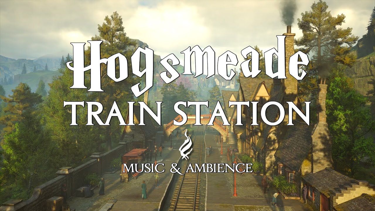 Hogsmeade Train Station - Harry Potter Music - Calm Hogwarts Legacy Ambience