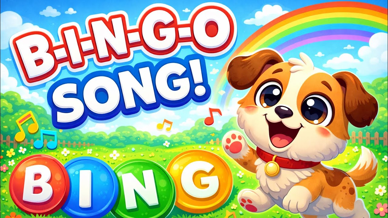 B-I-N-G-O Song! 🐶 Sing & Clap Along | Kids Songs