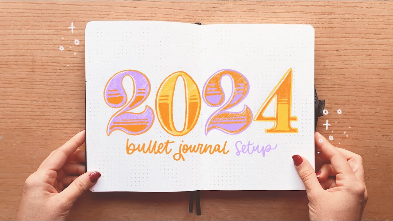 Bullet journal 2024 | como he organizado el año nuevo 🌄