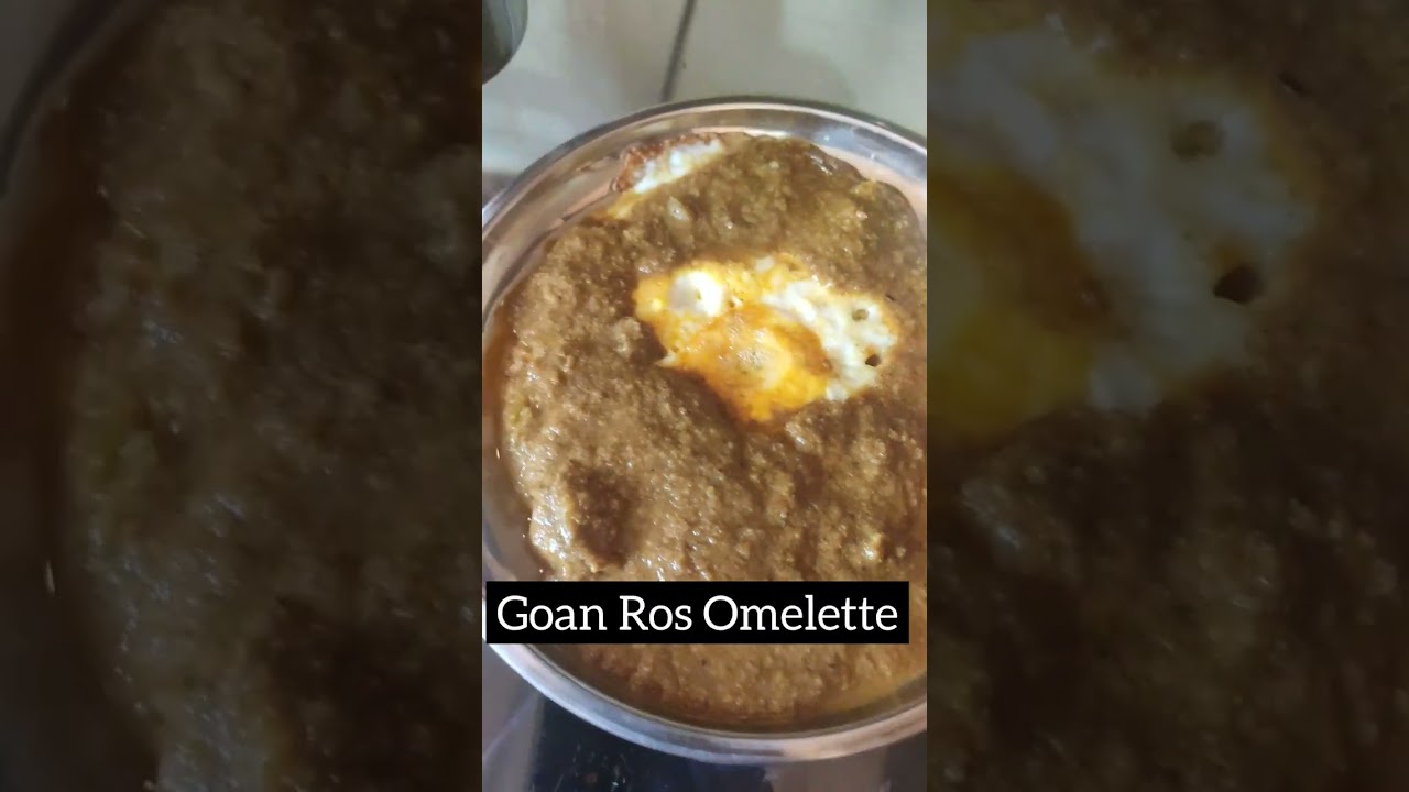 Goan special Ros Omelette😋✌~ egg omelette with chicken curry