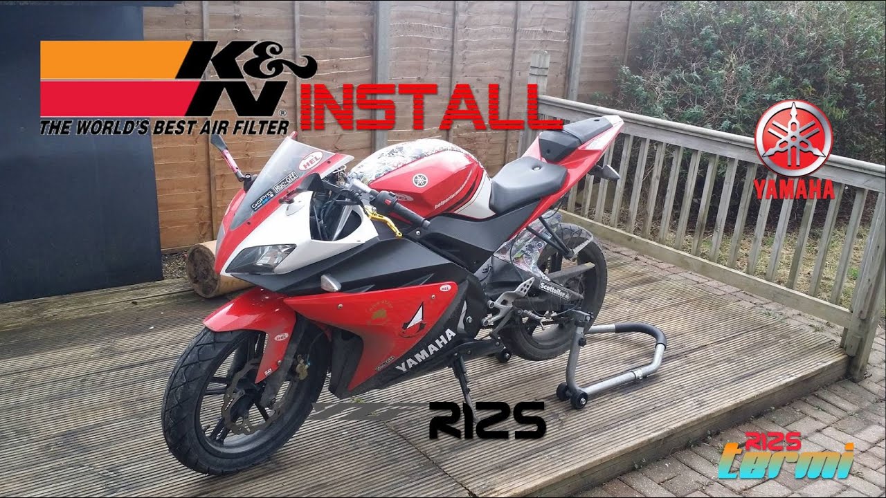 Как установить воздушный фильтр YZF R125 &mdash; после нескольких запусков