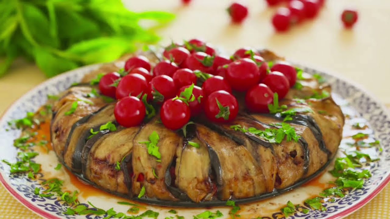 این پلوی بادمجان 🍆 شیک و خوشمزه هرکسی خونه امون خورده خیلی خوشش اومده و دستورشو گرفته 😋👌✅💯
