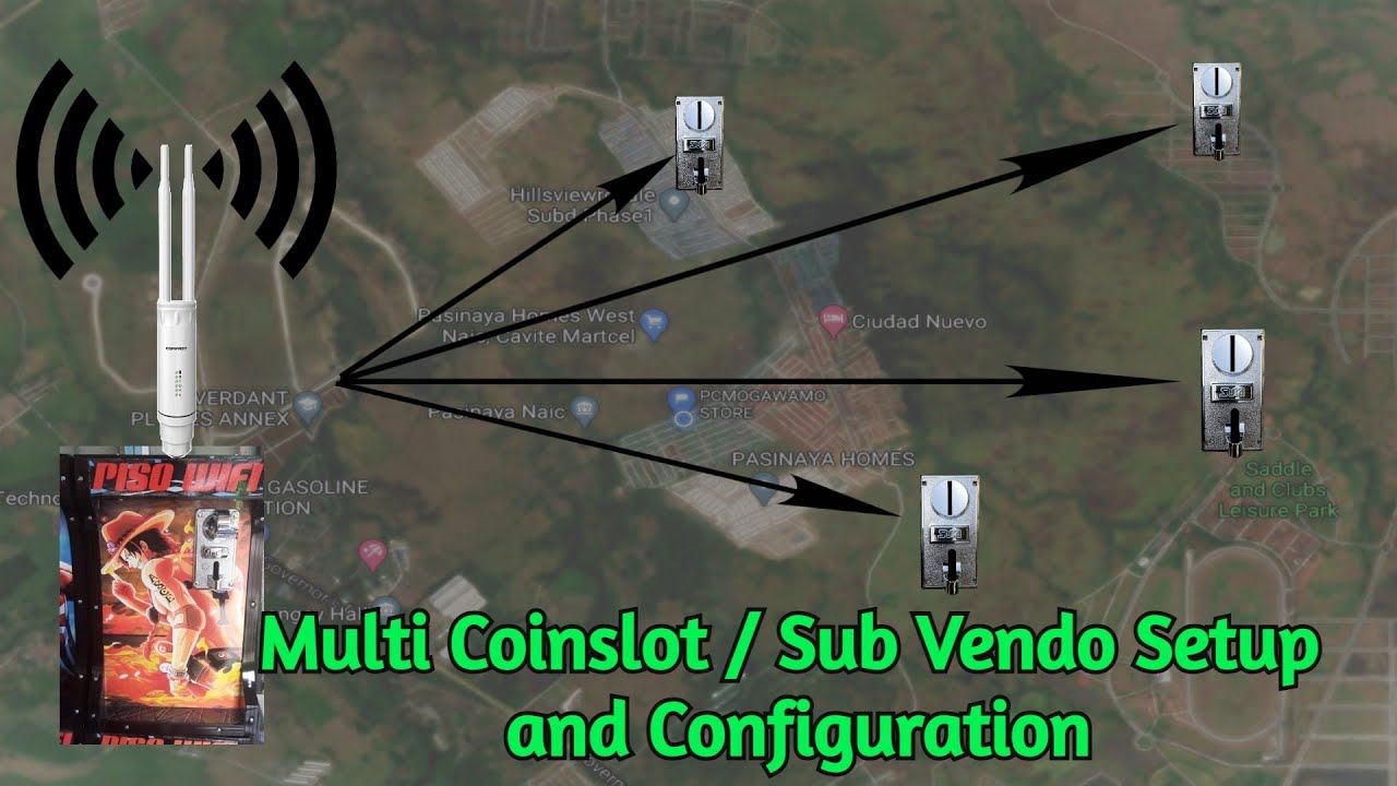 Multi Coinslot   Sub Vendo Setup and Configuration