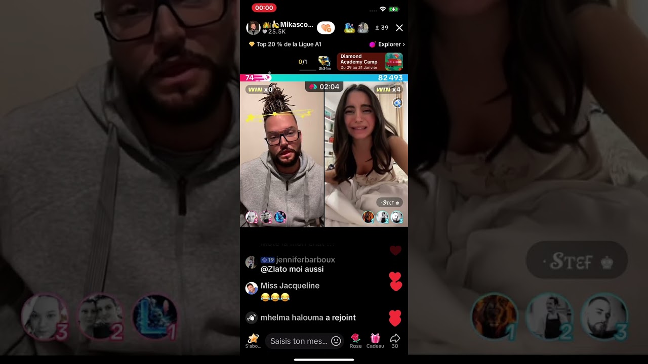 Mikascouille qui bave sur tout le monde à écoutez 😂😂😂😂