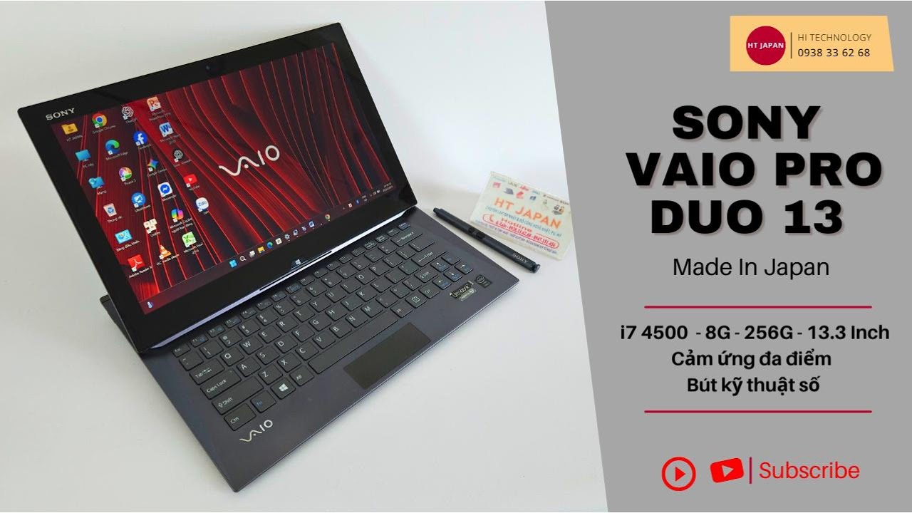 Sony VAIO Pro Duo 13 ( i7 ) Xoay lật độc đáo, cảm ứng mượt | Giao lưu 6.8 triệu
