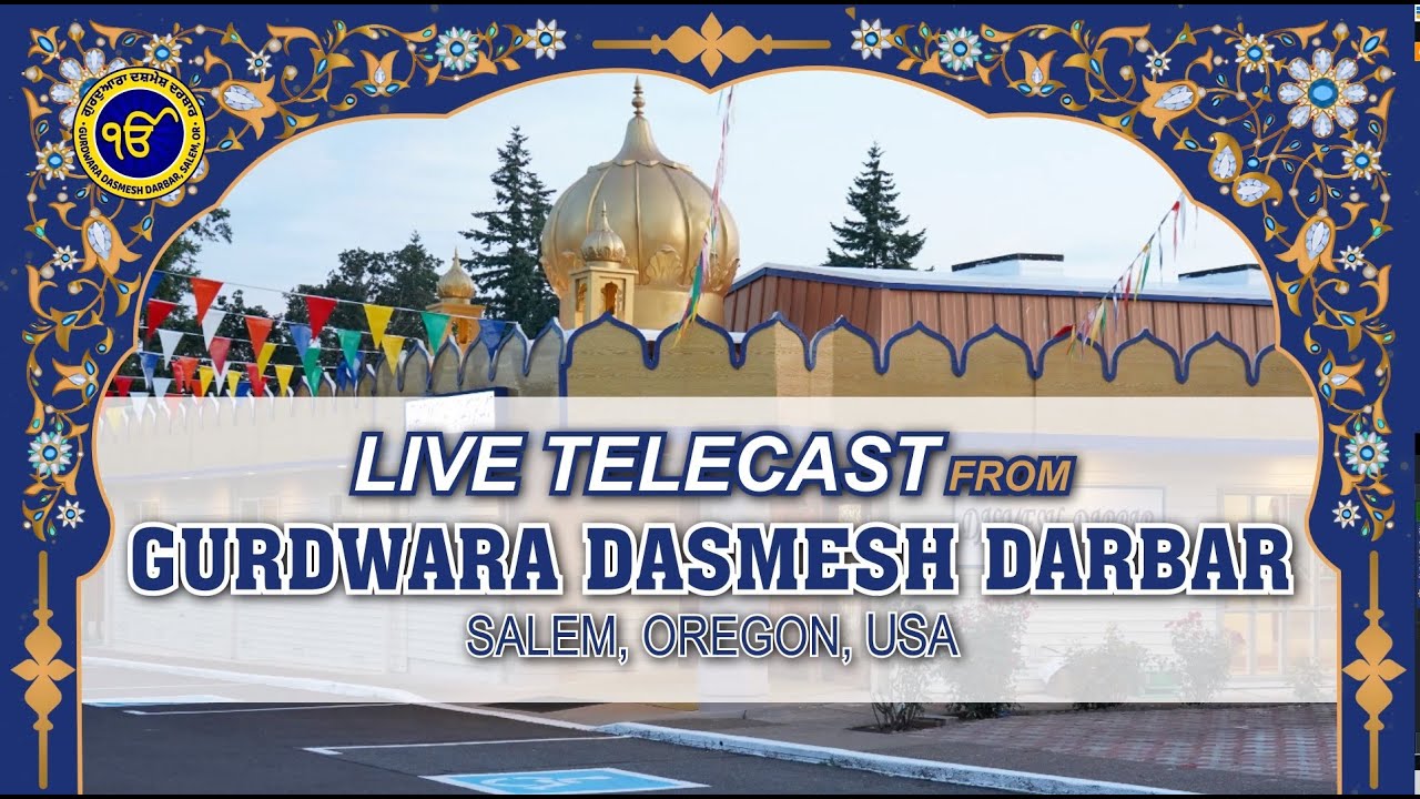 LIVE: Gurdwara Dashmesh Darbar Sahib, Oakhil, Salem | 9 FEB 2026 | Chardikla Time Tv North America