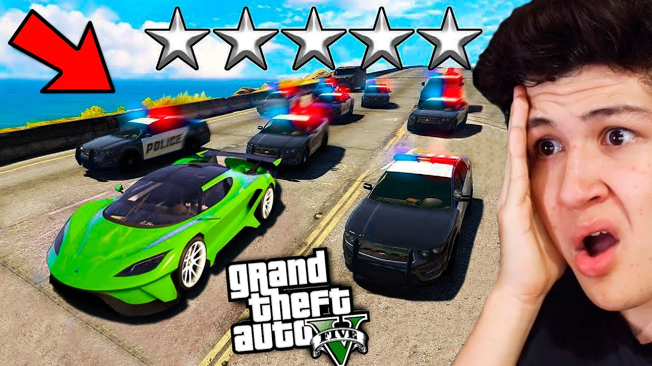 ¿Se Puede ESCAPAR de las 5 ESTRELLAS en GTA 5? Grand Theft Auto V - GTA V