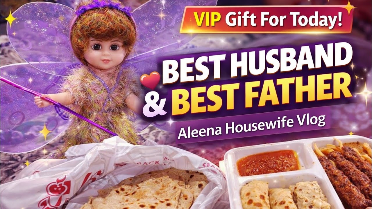 🏆 Best Husband & Best Father | VIP Gift For Today | Aleena Housewife Vlog