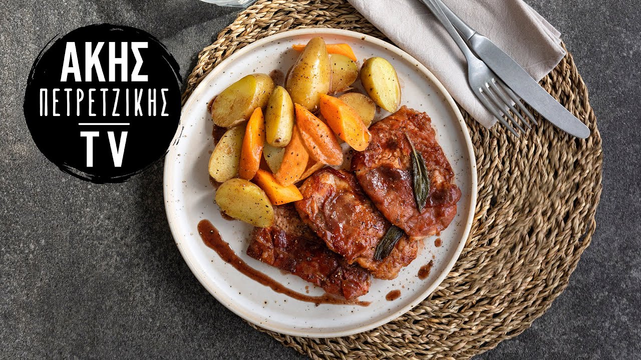 Ψαρονέφρι με Προσούτο (Saltimbocca alla Romana) Επ. 59 | Kitchen Lab TV | Άκης Πετρετζίκης