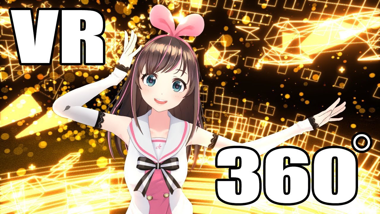 【360 VR MMD】キズナアイ「Radio Happy」【4K デレステ】