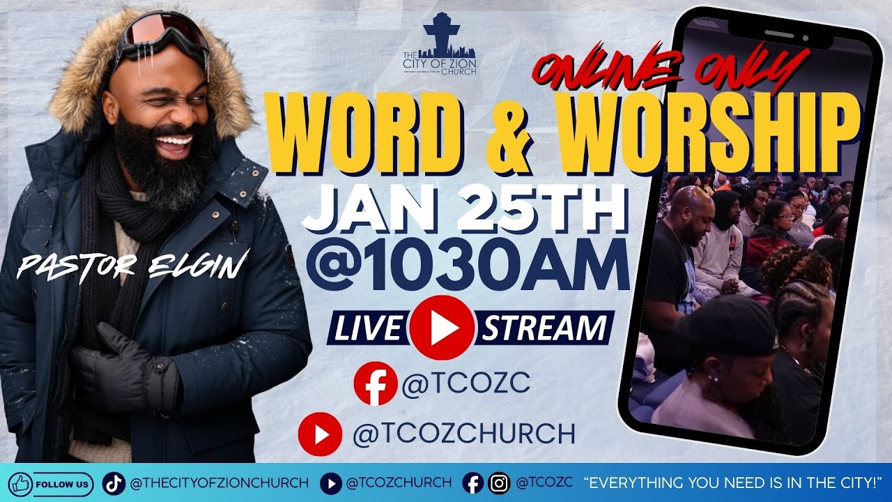 TCOZC Worship & Word ONLINE ONLY 1.25.2026 @1030am
