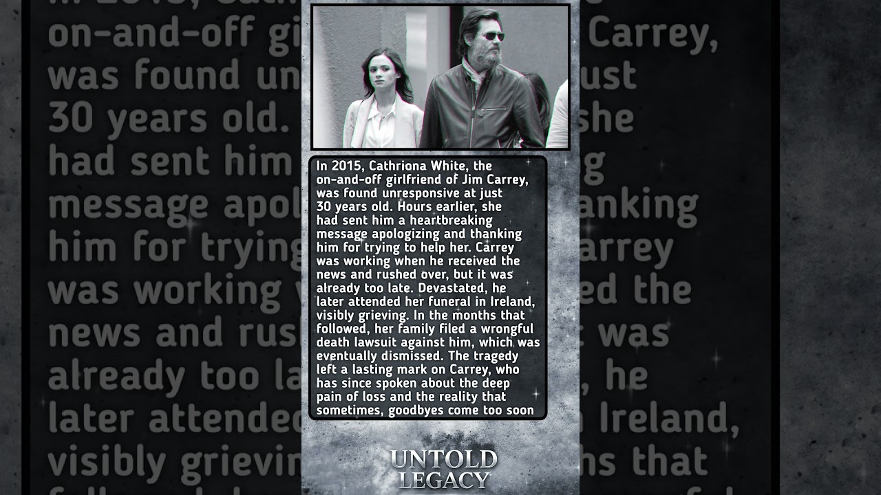 The Text Jim Carrey Received Too Late 💔