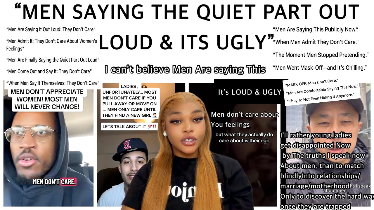 “MEN  SAID THE QUIET PART LOUD & ITS UGLY”LADIES‼️WATCH THIS NOW, OR GET DISAPPOINTED LATER 🤯🚩 