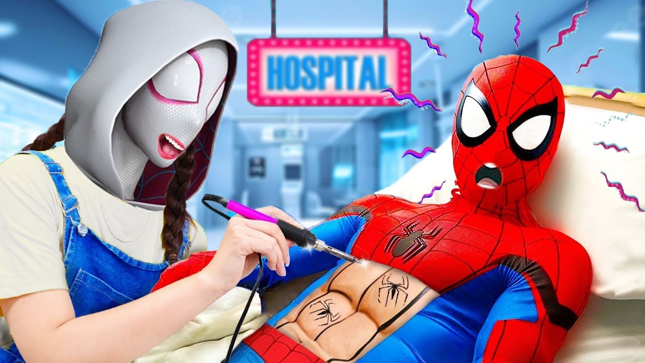 Chief Soyay Gets Trouble Help Spider Man Sneaking into Superhero Hospital | Soyay Life Hospital #13