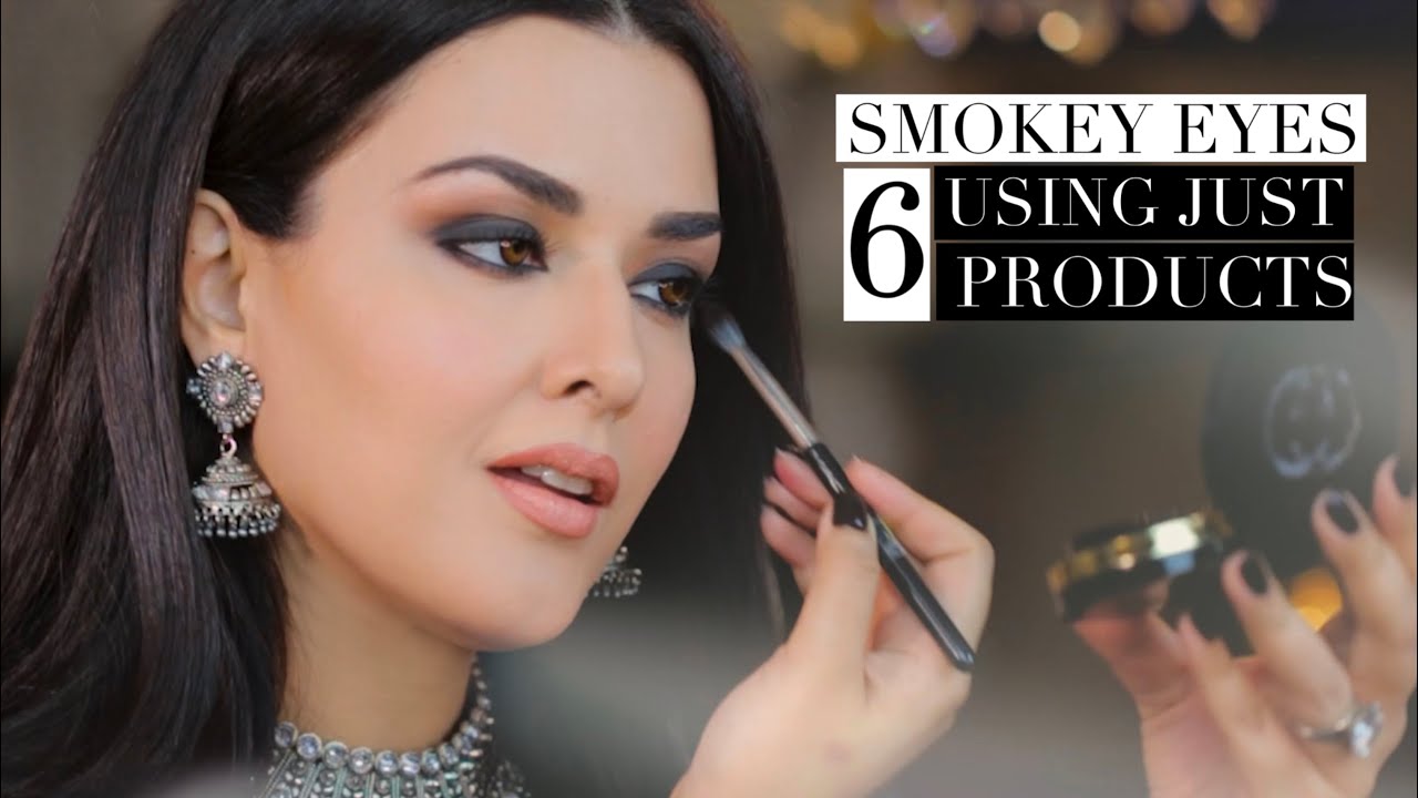 SMOKEY EYE & NUDE LIPS I USING ONLY 6 PRODUCTS I BEYOND BEAUTY NATASHA