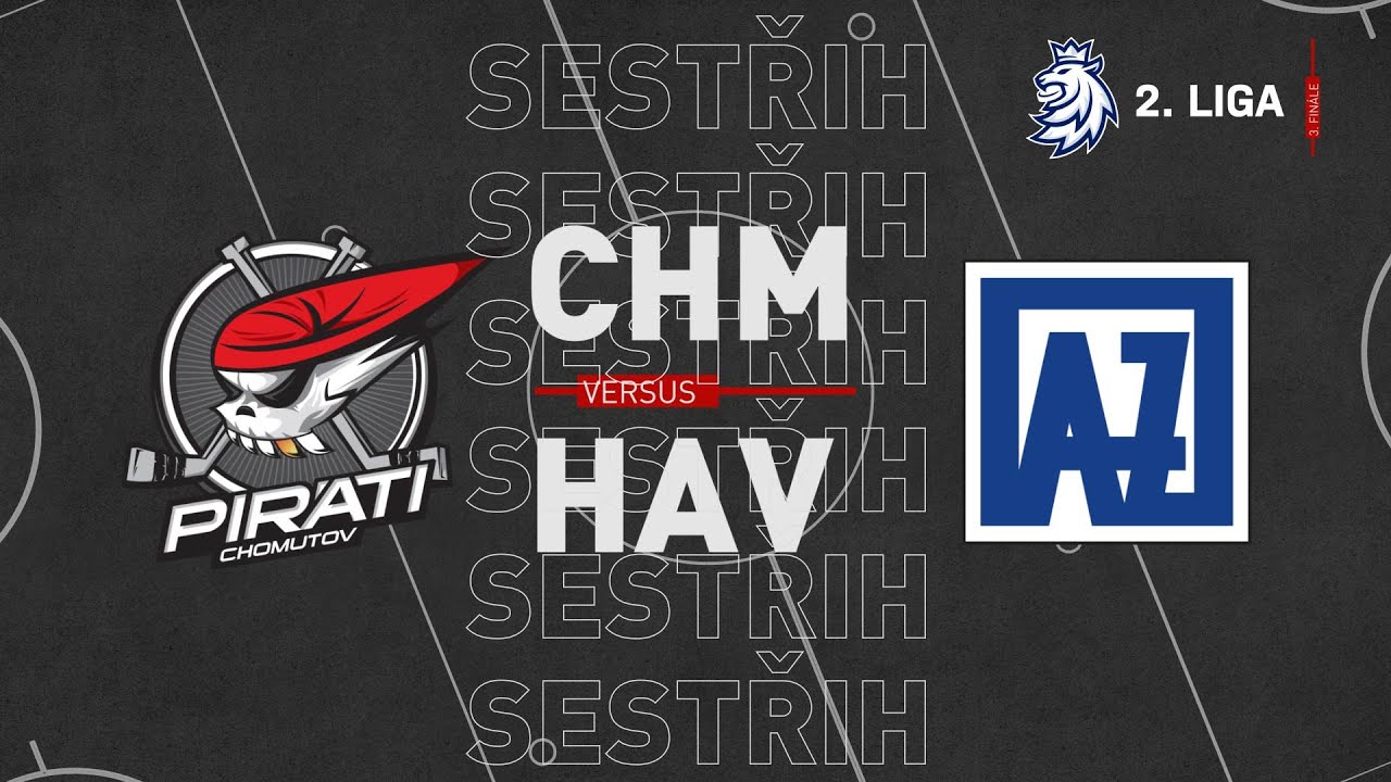 SESTŘIH 3. finále 2. ligy: Piráti Chomutov vs AZ Havířov 4:1