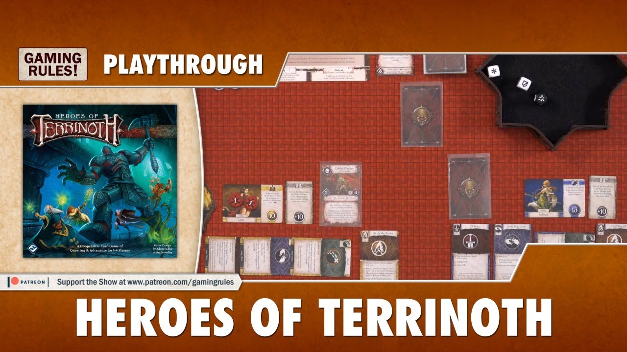 Heroes of Terrinoth: 3-player playthrough
