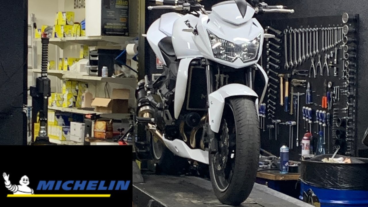 Vidéo Partie-2,Nouveau pneu avant Michelin Pilot Road Six!