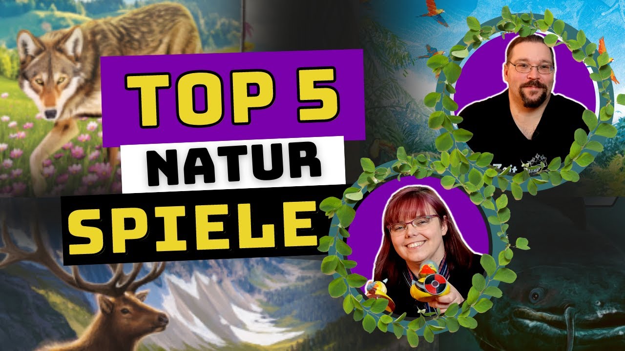 TOP 5 Brettspiele f&uuml;r Naturfreunde - Highlights (Gesellschaftsspiele)