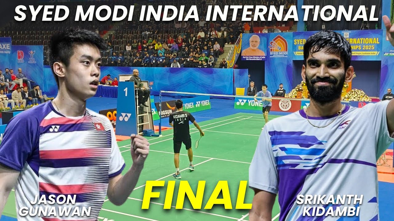 SRIKANTH KIDAMBI vs JASON GUNAWAN | SYED MODI INDIA INTERNATIONAL 2025 FINAL MEN'S SINGLES 