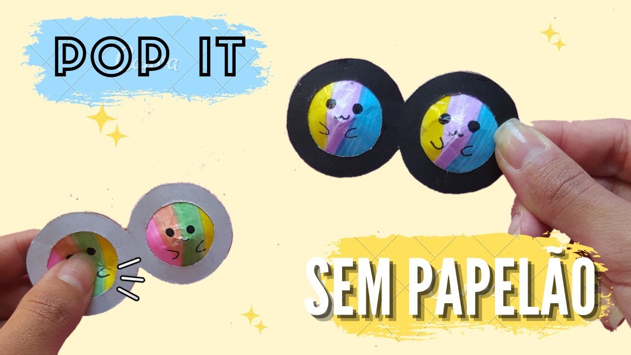 Como fazer POP IT caseiro com PAPEL ✂️ #FIDGETTOYS