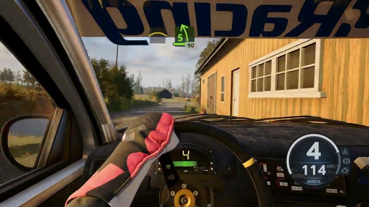 Let's drive EA WRC Volkswagen Golf IV Kit Car at Leustu Finland.