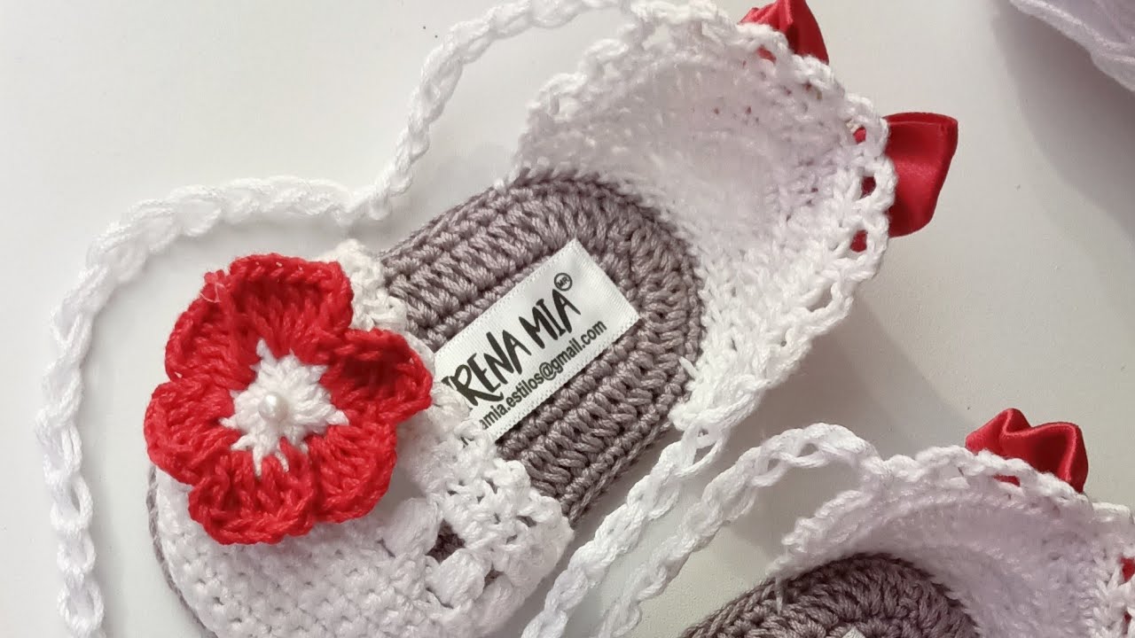 😍🤩 zapatitos tejidos a crochet recién nacido