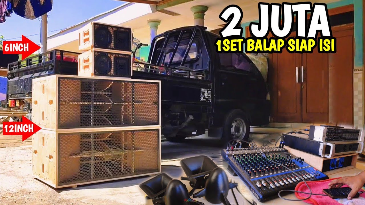 GILAK CUMA 2 JUTA 😎 1 SET PAKET BALAP SIAP ISI SPEAKER SOUND MINIATUR BI BOX