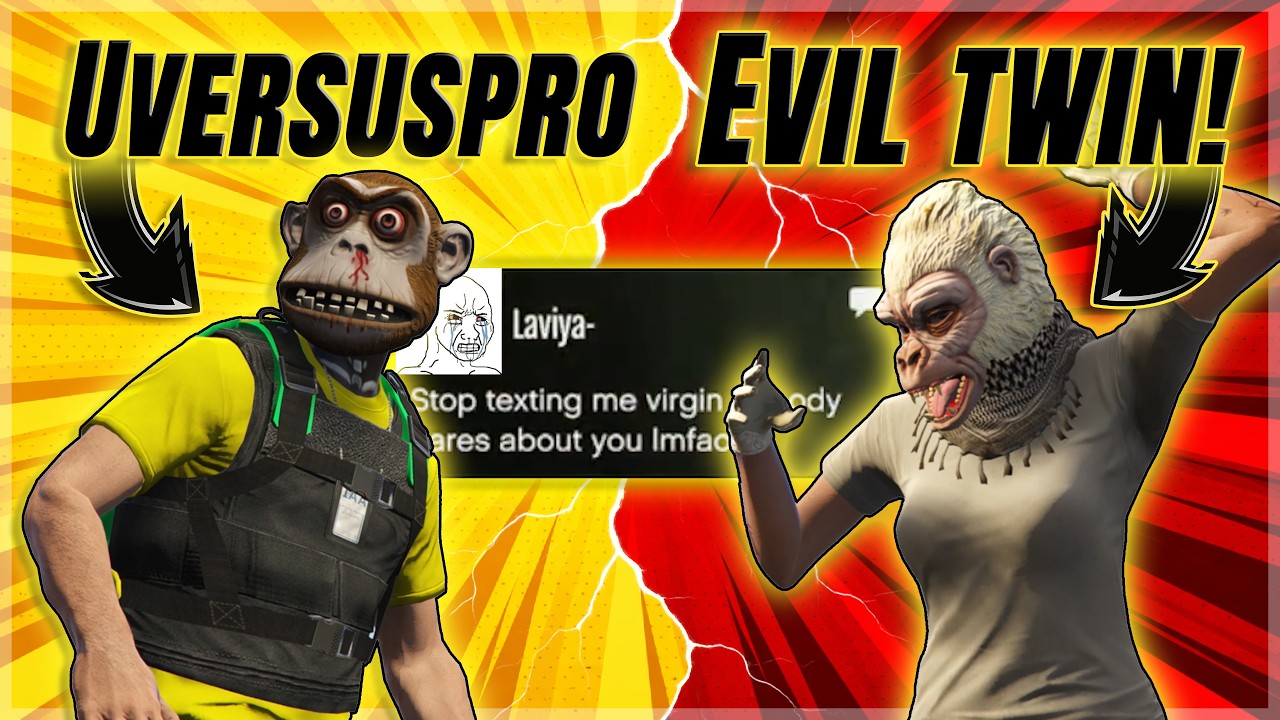 I Became Uversuspro's EVIL TWIN and Destroyed Godmoders! | GTA Online PvP