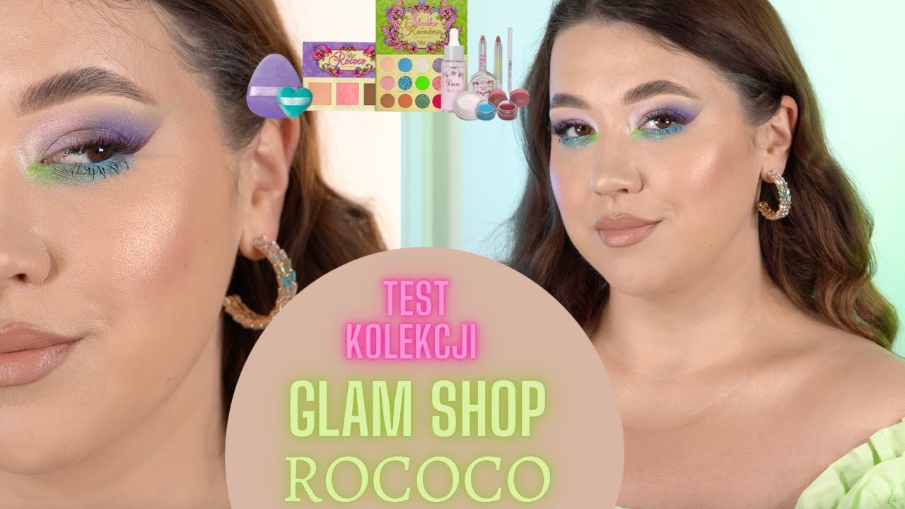TEST || GLAM SHOP ROCOCO || FUZJA kolorów dla KAŻDEGO?  Test całej kolekcji 🧐💚💙💜