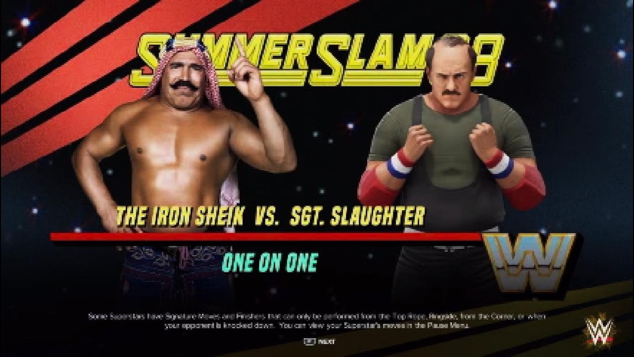 WWE 2K24 | The Iron Sheik vs Sgt. Slaughter