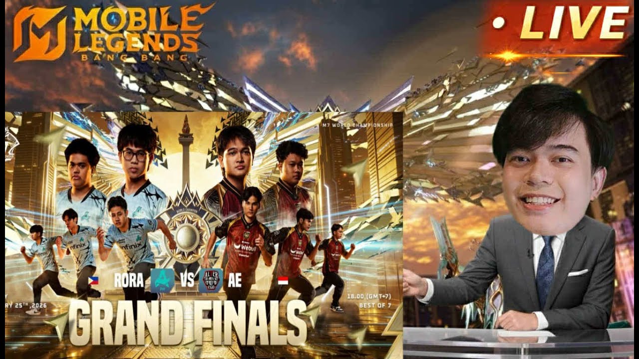 LiveMLBB :Watch Party(ไทย)GRAND FINALS  M7 World Championship เริ่ม6โมงเย็น ใครเชียร์RORAขึ้นรถมาเลย