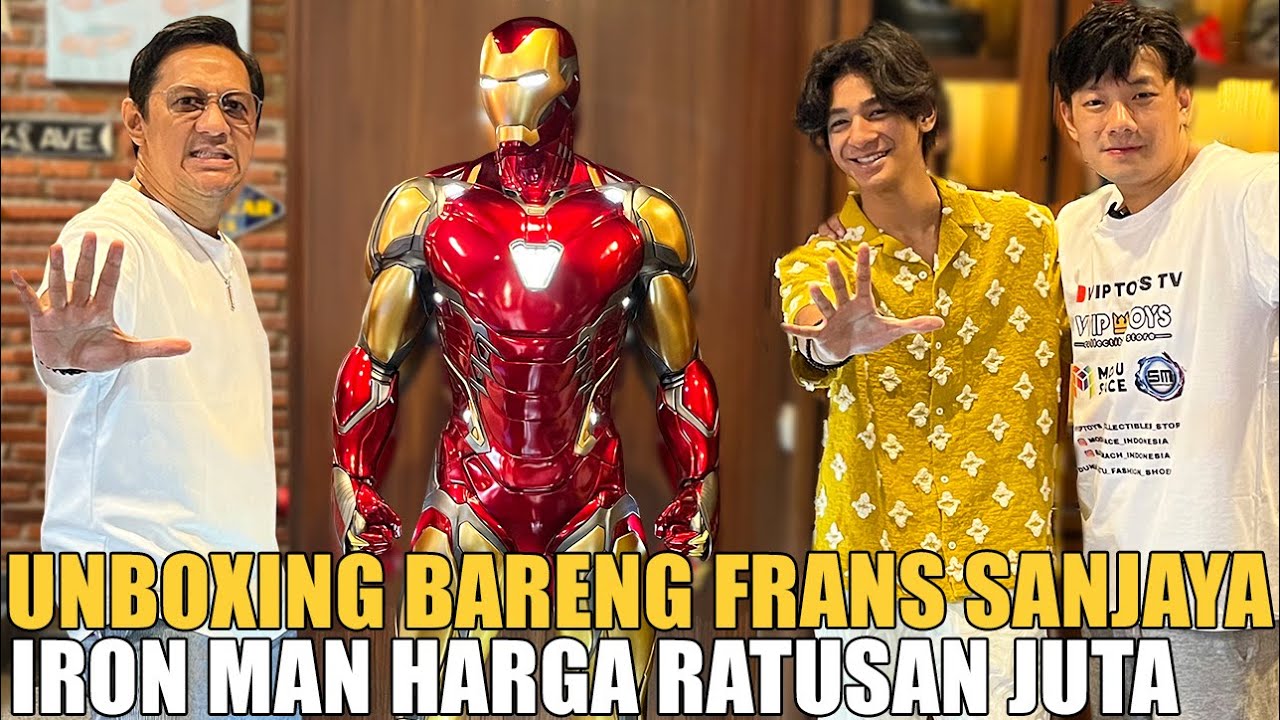 FRANS SANJAYA BAWA IRON MAN HARGA RATUSAN JUTA.. HADIAH SPESIAL UNTUK KENZY DARI ANDRE