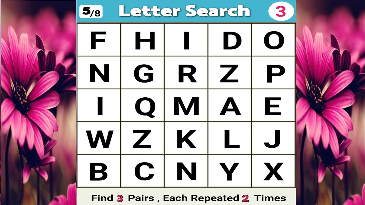 Number Search: One Minute Brain Booster #puzzle #braingame #memories #concentration #quiz #138 