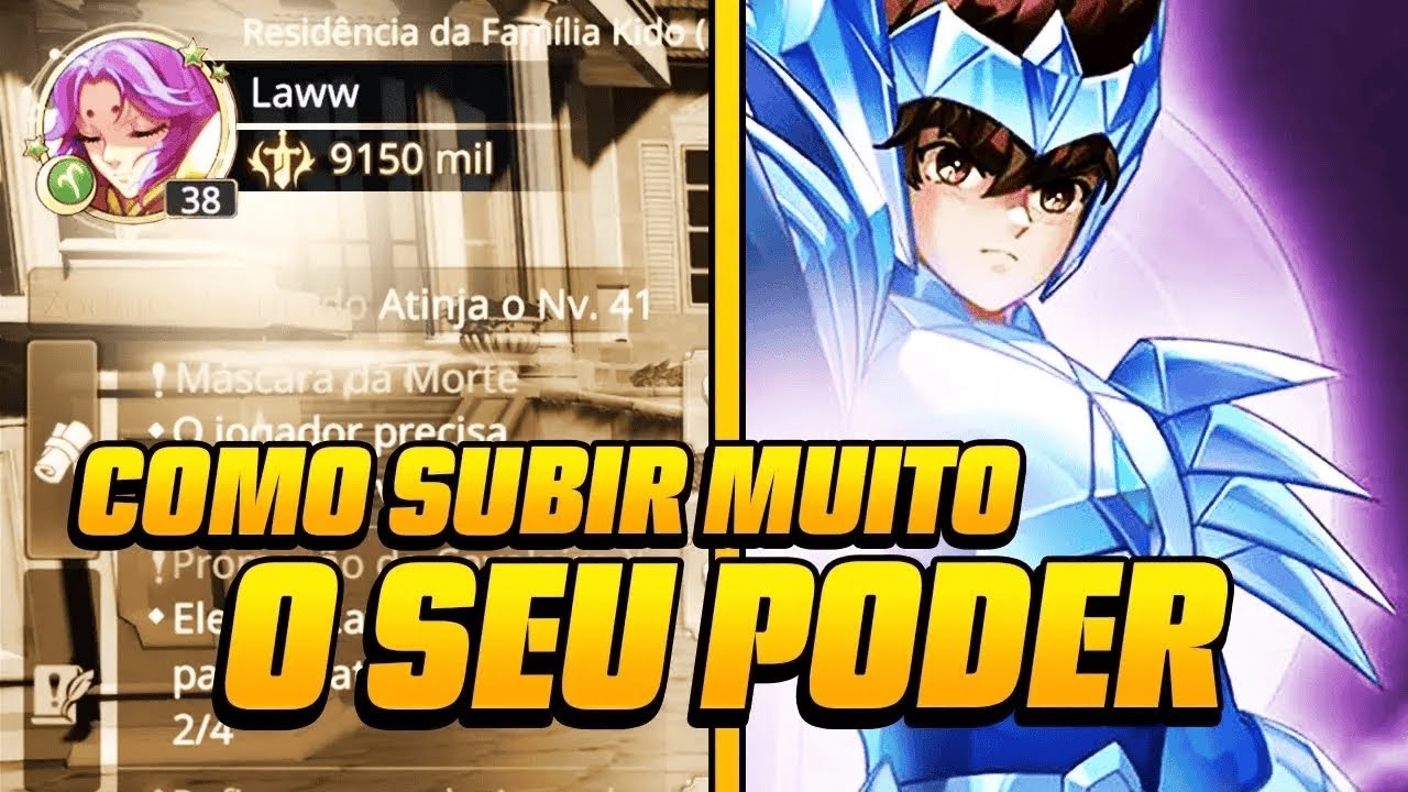 SAIBA COMO GANHAR MUITO PODER E PEGAR TOP RANK | Saint Seiya EX