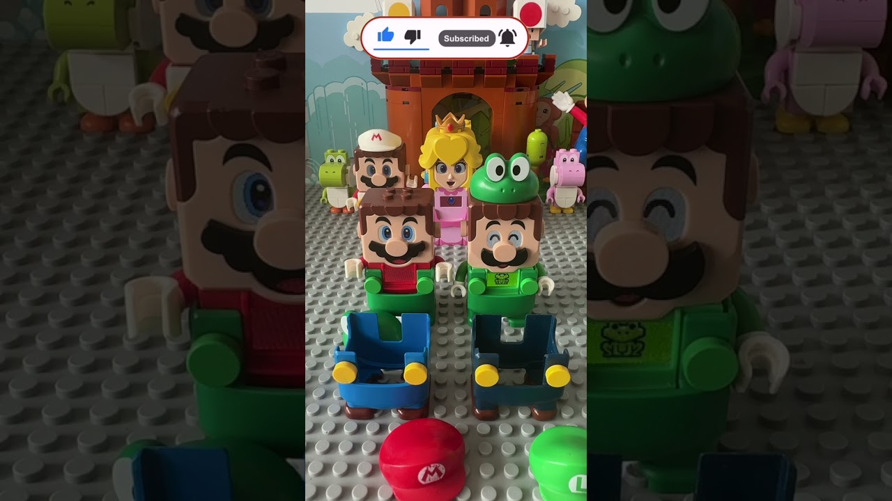 BOTH In Frog Suits | LEGO Mario and Luigi Suits Exchange 
