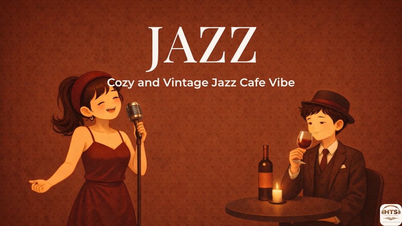 COZY VINTAGE JAZZ CAFE ☕ Warm Coffee Shop Ambience for Work & Relax